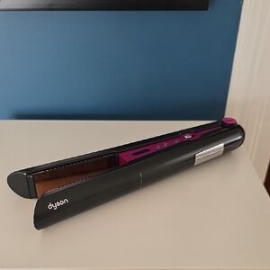 Dyson Black and Pink Hair Straightener - Sleek Professional Flat Iron